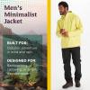 MARMOT Men’s GORE-TEX Minimalist Rain Jacket – Packable, Breathable, Durable Wind & Water Protection(Limelight)