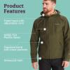 MARMOT Men’s GORE-TEX Minimalist Rain Jacket – Packable, Breathable, Durable Wind & Water Protection(Nori)