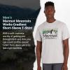 MARMOT Men’s MMW Gradient Short-Sleeve Tee – Screen Printed Graphic on Soft, Breathable, Eco-Friendly Cotton/Poly Blend(Light Grey Heather)