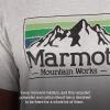 MARMOT Men’s MMW Gradient Short-Sleeve Tee – Screen Printed Graphic on Soft, Breathable, Eco-Friendly Cotton/Poly Blend(Light Grey Heather)
