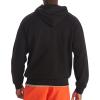MARMOT Men’s MMW Hoody – Hooded Sweatshirt with Screen Printed Graphic, Double-Layer Hood and Kangaroo Pocket(Black)