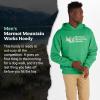 MARMOT Men’s MMW Hoody – Hooded Sweatshirt with Screen Printed Graphic, Double-Layer Hood and Kangaroo Pocket(Clover)