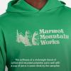 MARMOT Men’s MMW Hoody – Hooded Sweatshirt with Screen Printed Graphic, Double-Layer Hood and Kangaroo Pocket(Clover)
