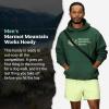 MARMOT Men’s MMW Hoody – Hooded Sweatshirt with Screen Printed Graphic, Double-Layer Hood and Kangaroo Pocket(Juniper Green)