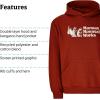 MARMOT Men’s MMW Hoody – Hooded Sweatshirt with Screen Printed Graphic, Double-Layer Hood and Kangaroo Pocket(Pecan)