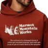 MARMOT Men’s MMW Hoody – Hooded Sweatshirt with Screen Printed Graphic, Double-Layer Hood and Kangaroo Pocket(Pecan)