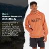 MARMOT Men’s MMW Hoody – Hooded Sweatshirt with Screen Printed Graphic, Double-Layer Hood and Kangaroo Pocket(Sunburn)