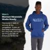 MARMOT Men’s MMW Hoody – Hooded Sweatshirt with Screen Printed Graphic, Double-Layer Hood and Kangaroo Pocket(Twilight Blue)