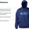 MARMOT Men’s MMW Hoody – Hooded Sweatshirt with Screen Printed Graphic, Double-Layer Hood and Kangaroo Pocket(Twilight Blue)