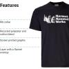 MARMOT Men’s MMW Short-Sleeve Tee – Screen Printed Graphic on Soft, Breathable, Eco-Friendly Cotton/Poly Blend(Black)