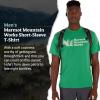 MARMOT Men’s MMW Short-Sleeve Tee – Screen Printed Graphic on Soft, Breathable, Eco-Friendly Cotton/Poly Blend(Clover)
