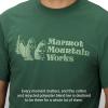 MARMOT Men’s MMW Short-Sleeve Tee – Screen Printed Graphic on Soft, Breathable, Eco-Friendly Cotton/Poly Blend(Juniper Green)