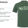 MARMOT Men’s MMW Short-Sleeve Tee – Screen Printed Graphic on Soft, Breathable, Eco-Friendly Cotton/Poly Blend(Juniper Green)