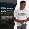 MARMOT Men’s MMW Short-Sleeve Tee – Screen Printed Graphic on Soft, Breathable, Eco-Friendly Cotton/Poly Blend(Light Grey Heather)