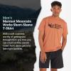 MARMOT Men’s MMW Short-Sleeve Tee – Screen Printed Graphic on Soft, Breathable, Eco-Friendly Cotton/Poly Blend(Sunburn)