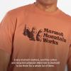 MARMOT Men’s MMW Short-Sleeve Tee – Screen Printed Graphic on Soft, Breathable, Eco-Friendly Cotton/Poly Blend(Sunburn)