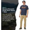 MARMOT Men’s MMW Short-Sleeve Tee – Screen Printed Graphic on Soft, Breathable, Eco-Friendly Cotton/Poly Blend(Thunderhead)