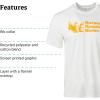 MARMOT Men’s MMW Short-Sleeve Tee – Screen Printed Graphic on Soft, Breathable, Eco-Friendly Cotton/Poly Blend(White)