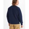 MARMOT Men’s Montane Crew Sweatshirt – Screen Printed Graphic on Warm, Breathable, Eco-Friendly Cotton/Poly Blend(Arctic Navy)