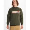 MARMOT Men’s Montane Crew Sweatshirt – Screen Printed Graphic on Warm, Breathable, Eco-Friendly Cotton/Poly Blend(Nori)