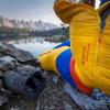 MARMOT Men’s Never Summer 0° Sleeping Bag, 650 Fill Down for Camping & Backpacking(Solar/Red Sun)