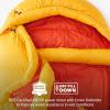 MARMOT Men’s Never Summer 0° Sleeping Bag, 650 Fill Down for Camping & Backpacking(Solar/Red Sun)