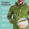MARMOT Men’s PreCip Eco Lightweight & Waterproof Rain Jacket, Foliage, 1X