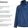 MARMOT Men’s Precip Eco Waterproof Rain Jacket – 100% Recycled, Breathable, Lightweight, Packable Raincoat(Arctic Navy – Latest Collection)