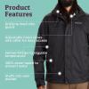 MARMOT Men’s Precip Eco Waterproof Rain Jacket – 100% Recycled, Breathable, Lightweight, Packable Raincoat(Black 1)