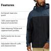 MARMOT Men’s Precip Eco Waterproof Rain Jacket – 100% Recycled, Breathable, Lightweight, Packable Raincoat(Black/Thunderhead – Latest Collection)