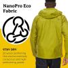 MARMOT Men’s Precip Eco Waterproof Rain Jacket – 100% Recycled, Breathable, Lightweight, Packable Raincoat(Cilantro)