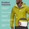 MARMOT Men’s Precip Eco Waterproof Rain Jacket – 100% Recycled, Breathable, Lightweight, Packable Raincoat(Cilantro)