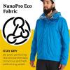 MARMOT Men’s Precip Eco Waterproof Rain Jacket – 100% Recycled, Breathable, Lightweight, Packable Raincoat(Classic Blue)