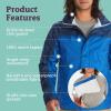 MARMOT Men’s Precip Eco Waterproof Rain Jacket – 100% Recycled, Breathable, Lightweight, Packable Raincoat(Dark Azure/Arctic Navy)