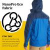 MARMOT Men’s Precip Eco Waterproof Rain Jacket – 100% Recycled, Breathable, Lightweight, Packable Raincoat(Dark Azure/Arctic Navy)
