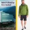 MARMOT Men’s Precip Eco Waterproof Rain Jacket – 100% Recycled, Breathable, Lightweight, Packable Raincoat(Foliage)