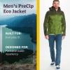 MARMOT Men’s Precip Eco Waterproof Rain Jacket – 100% Recycled, Breathable, Lightweight, Packable Raincoat(Foliage /Nori)