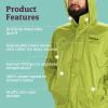 MARMOT Men’s Precip Eco Waterproof Rain Jacket – 100% Recycled, Breathable, Lightweight, Packable Raincoat(Green Lichen)