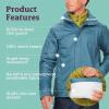 MARMOT Men’s Precip Eco Waterproof Rain Jacket – 100% Recycled, Breathable, Lightweight, Packable Raincoat(Moon River)