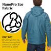 MARMOT Men’s Precip Eco Waterproof Rain Jacket – 100% Recycled, Breathable, Lightweight, Packable Raincoat(Moon River)