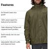 MARMOT Men’s Precip Eco Waterproof Rain Jacket – 100% Recycled, Breathable, Lightweight, Packable Raincoat(Nori – Latest Collection)