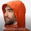 MARMOT Men’s Precip Eco Waterproof Rain Jacket – 100% Recycled, Breathable, Lightweight, Packable Raincoat(Red Sun – Latest Collection)