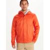 MARMOT Men’s Precip Eco Waterproof Rain Jacket – 100% Recycled, Breathable, Lightweight, Packable Raincoat(Red Sun)