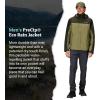 MARMOT Men’s Precip Eco Waterproof Rain Jacket – 100% Recycled, Breathable, Lightweight, Packable Raincoat(Rosin Green/Olive Grove)