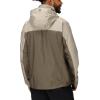 MARMOT Men’s Precip Eco Waterproof Rain Jacket – 100% Recycled, Breathable, Lightweight, Packable Raincoat(Shale Grey/Claystone)
