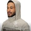 MARMOT Men’s Precip Eco Waterproof Rain Jacket – 100% Recycled, Breathable, Lightweight, Packable Raincoat(Shale Grey/Claystone)