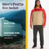 MARMOT Men’s Precip Eco Waterproof Rain Jacket – 100% Recycled, Breathable, Lightweight, Packable Raincoat(Shetland/Cairo)