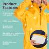 MARMOT Men’s Precip Eco Waterproof Rain Jacket – 100% Recycled, Breathable, Lightweight, Packable Raincoat(Solar)