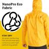 MARMOT Men’s Precip Eco Waterproof Rain Jacket – 100% Recycled, Breathable, Lightweight, Packable Raincoat(Solar)