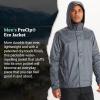 MARMOT Men’s Precip Eco Waterproof Rain Jacket – 100% Recycled, Breathable, Lightweight, Packable Raincoat(Steel Onyx – Latest Collection)